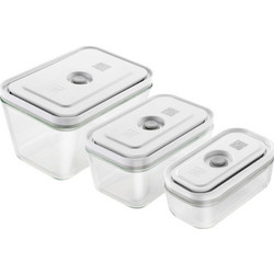 Zwilling Fresh & Save Σετ Δοχεία Φαγητού Πλαστικά Κατάλληλα για Φούρνο Μικροκυμάτων 3τμχ