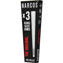 Narcos Κώνοι King Size White Edition - 109 mm - 3τμχ