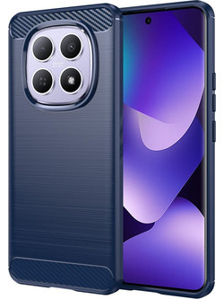 Techsuit Carbon Silicone Back Cover Blue (Xiaomi Redmi Note 15 5G / Redmi Note 15 4G / Poco M8 5G)