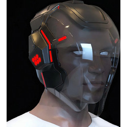 Φιγούρα Cosplay Tron Ares Helmet V2 3D εκτυπωμένη