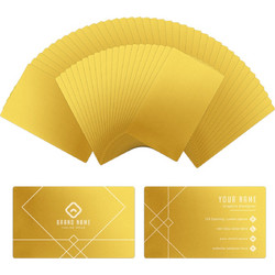 xTool Metal Business Cards, 60 Pcs, Gold