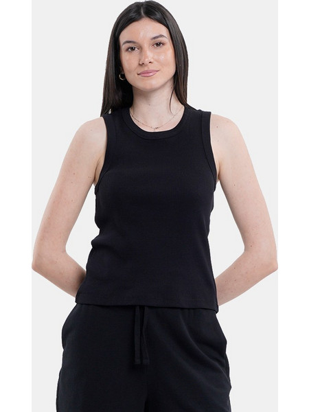 Up Ribbed Butterfly Γυναικεία Αμάνικη Μπλούζα GQ226TUPBW15-NGR Black