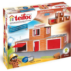 Teifoc Χτίζοντας Πυροσβεστική με 220 Αληθινά Τουβλάκια 4800