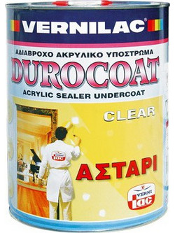 Vernilac Durocoat Ακρυλικό Αστάρι Διαλύτου 1lt