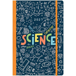Next ημερολόγιο 2027 Trends Science ημερήσιο flexi με λάστιχο 12x17εκ. Με σχέδια