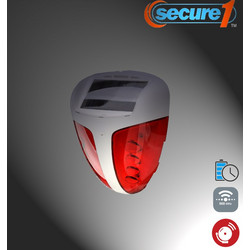 Ασύρματη Εξωτερική Ηλιακή Σειρήνα Secure1
