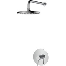 RAVENNA Nami 10 Chrome Εντοιχιζόμενη Μπαταρία Ντουζιέρας