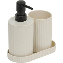 Σετ Αξεσουάρ Μπάνιου 3 Τεμαχίων 5five - Dispenser, Ποτήρι & Δίσκος 214781A