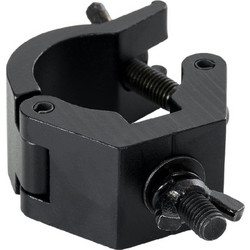 GloboStar(R) CLAMPS 51183 Επαγγελματικός Γάντζος Hook Αλουμινίου Ύψηλης Αντοχής για Κρέμαση, Στήριξη & Τοποθέτηση Προϊόντων Stage σε Τράσες - Μ8 x Π5.5 x Υ3cm - Μαύρο