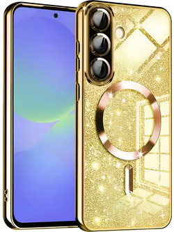 Techsuit Luxury Glitter MagSafe Back Cover Gold (Samsung Galaxy A36 5G / A56 5G)