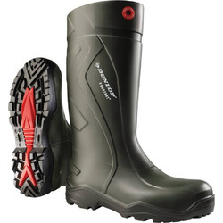Dunlop Purofort+ Γαλότσες Ασφαλείας Γονάτου Χακί