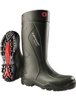 Dunlop Purofort+ Γαλότσες Ασφαλείας Γονάτου Χακί
