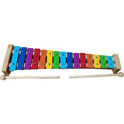 V-TONE DC15 xylophone diatonic bells 15 tones colorful for school wooden mallets set for children