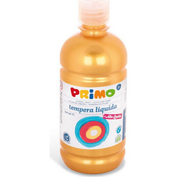 Τέμπερα 500 ml PRIMO μεταλλικό χρυσό 201TL500