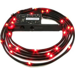 NZXT Sleeved LED Strip Kit, 2m, Red (CB-LED20-RD)