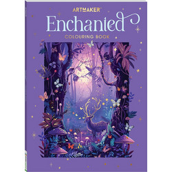 Art Maker Colouring Book 72pp: Enchanted