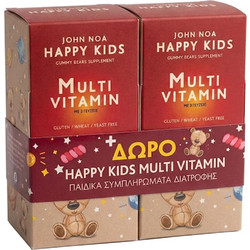 John Noa Happy Kids Multi Vitamin 2x90 Ζελεδάκια