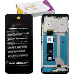 MOTOROLA MOTO G34 ΟΘΟΝΗ IPS + TOUCH SCREEN + LENS + FRAME HF-5D68C23723 BLACK HYPER-FIX SERVICE PACK