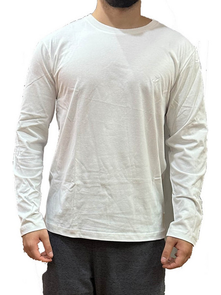 TARGET T-SHIRT LONG SLEEVE SINGLE JERSEY BASICS (M27-74010-01) ΛΕΥΚΟ