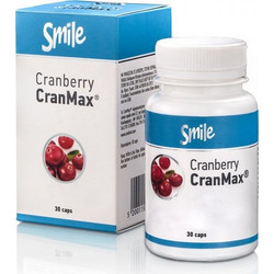 Am Health Smile Cranberry CranMax Φυτικές Ίνες 30 Κάψουλες