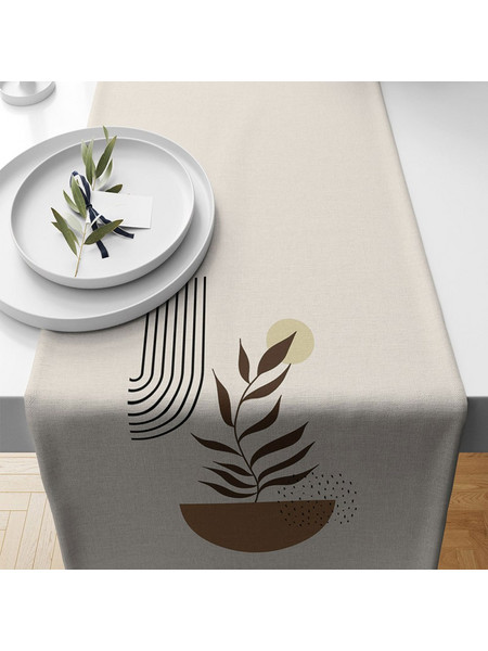 Runner Artrunmin 301NUV2127 Multi-Beige Aberto Design 40Χ135 Πολυέστερ