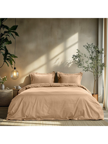 Σετ Παπλωματοθήκη Μονή Art 1700 Harmony 170x250εκ Άμμου