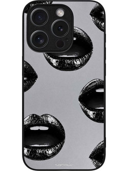 Sonique Diva Series Back Cover Mirror Lips (iPhone 15 Pro)