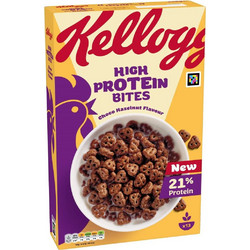 Δημητριακά Kelloggs High Protein Bites Choco Hazelnut
