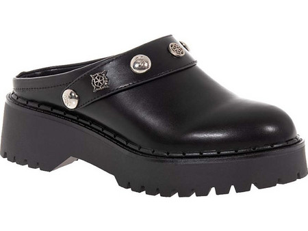 GUESS WENNA ΓΥΝΑΙΚΕΙΑ MULES ΜΑΥΡΑ