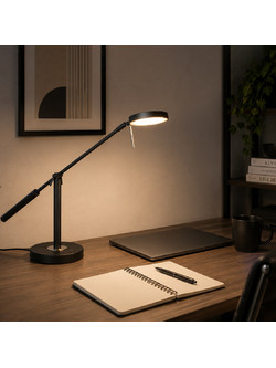 TRIO LIGHTING TRIO Lighting Monza Black T | LED Φωτιστικό Γραφείου Dimmable (523310932)