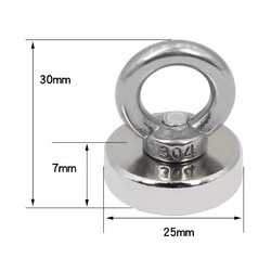 Magnetic D25 x 7-30mm, 10KG Magnetic Mount