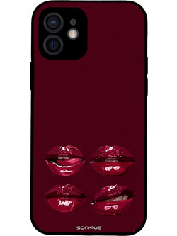 Sonique Diva Series Back Cover Red Lips (iPhone 12)