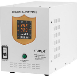KEMOT PROsinus-2200 emergency power supply unit - a pure sine wave inverter with a 12V charging function, 230V, 2200VA/1600W