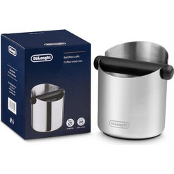 Delonghi Abklopfbehalter fur Siebtrager DLSC084 Knock Box (edelstahl/schwarz)