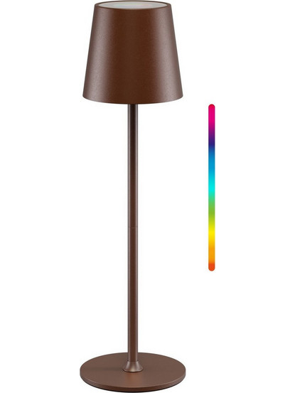 Goobay Wireless Led Table Lamp, Size M, 38 cm, RGBW, copper-Coloured - (76570)