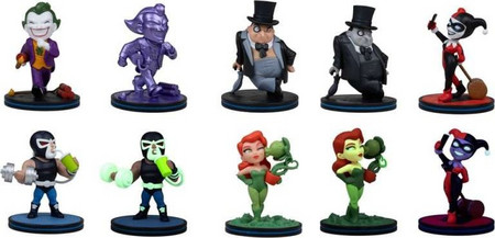 DC Comics QMx Q-Fig - Μίνι Φιγούρες (Σετ 10 Τεμάχια)