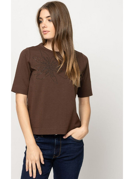 Κοντομάνικο t-shirt Heavy Tools Medway Καφέ