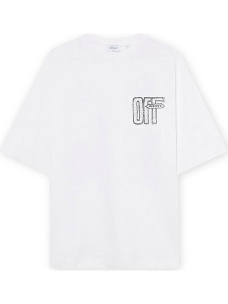 Μπλούζες Άνδρας Off-White Λευκό 100 Motion Arrow Skate S/S Tee 271