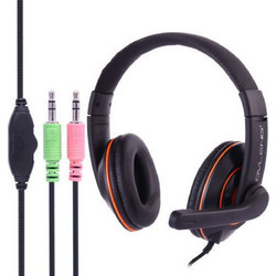 Ovleng X10 Gaming Headset Over Ear Black Orange
