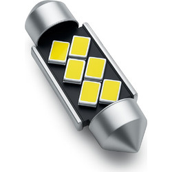 VenCore 3216-10092 - C5W Festoon 36mm - Λάμπα LED Σωληνωτή για Βάση C5W 36mm Festoon 6 SMD 5630 1.5W 300 Lumen 12 Volt Ψυχρό Λευκό 6000K