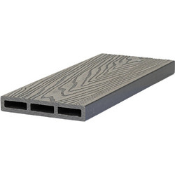 WPC 3D σανίδα περίφραξης 2 x 12 x 360εκ. - γκρι ανοιχτό