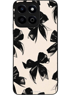 Sonique Diva Series Θήκη (Honor 200 Smart 5G) Μαύρα Φιογκάκια