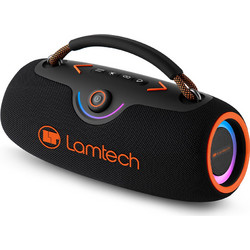 LAMTECH Φορητό Ηχείο Bluetooth V5.3 80W - Μαύρο Πορτοκαλί