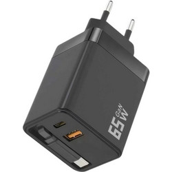 Αντάπτορας φόρτισης με καλώδιο Type-C & 2 θύρες USB-A & Type-C - Fast Charge - 65W - DS65 - 220718