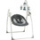 Bebe Stars Daisy 2 in 1 Relax Μωρού Κούνια με Μουσική έως 9kg Ανθρακί 253-184