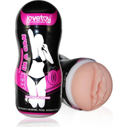 Lovetoy Sex In A Can Vagina Stamina Tunnel Pocket Pussy Αυνανιστήρι με Δόνηση