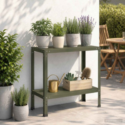 Τραπέζι φύτευσης 100 x 40 x 80 cm Χάλυβας με επίστρωση πούδρας 8014858