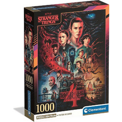 Puzzle Clementoni Stranger Things Season 4 1000 Κομμάτια