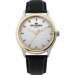 Ben Sherman Harrison Ανδρικό Ρολόι με Μαύρο Δερμάτινο Λουράκι WB036B