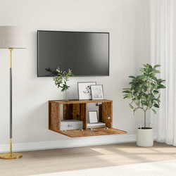 Σετ επίπλου τηλεόρασης 60 x 30 x 30 cm Καφέ Επεξεργασμένο Ξύλο 875164